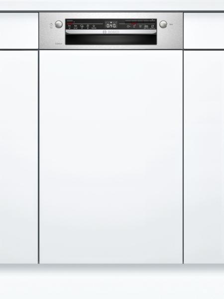 Bosch SPI2IKS10E - Serie 2, Teilintegrierter Geschirrspüler, Gebürsteter Stahl, 45 cm